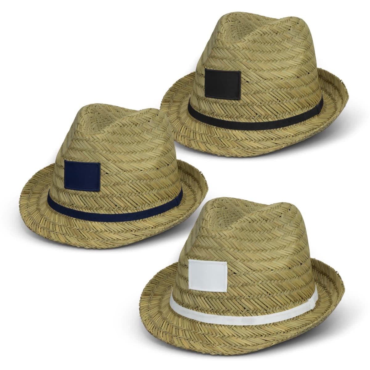 Waldorf Straw Fedora Hats - Image 2