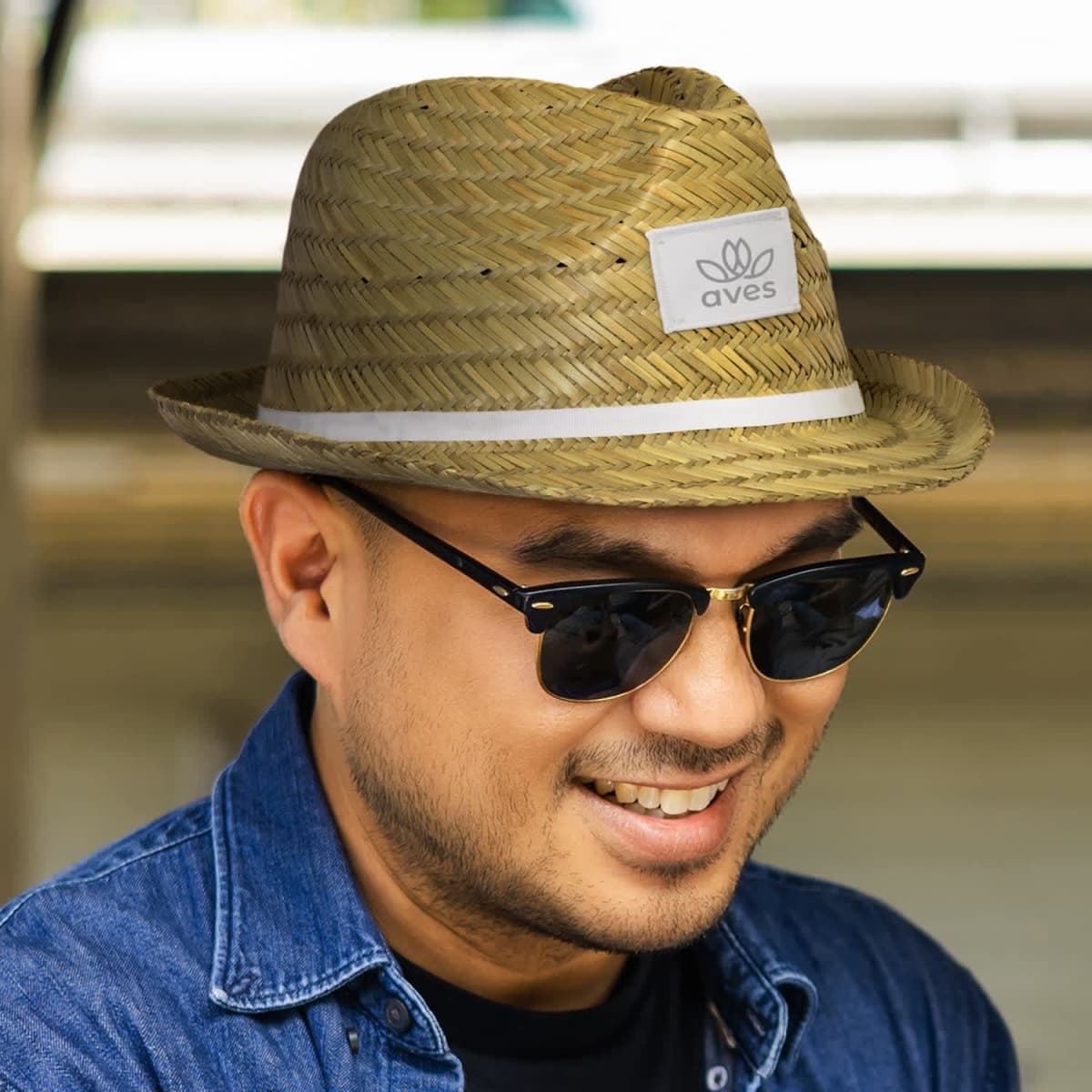Waldorf Straw Fedora Hats - Image 6