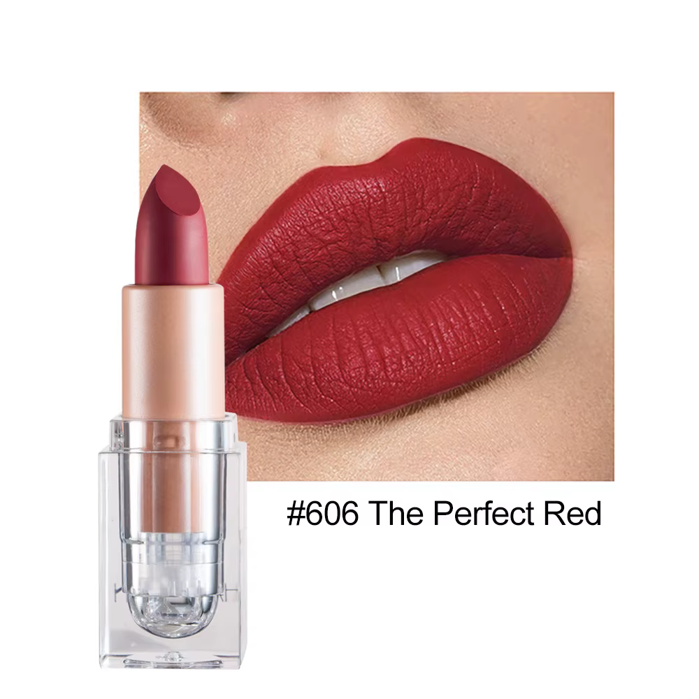 Long-Lasting Waterproof Cosmetic Velvet Finish Lipstick