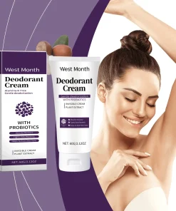 Body Sweat Odor Long Lasting Aroma Whitening Refresh West And Month Underarm Deodorant Cream