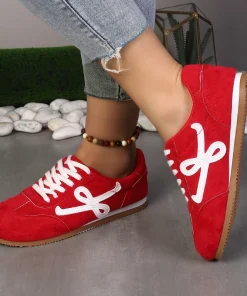 Casual Lace-Up Light Walking Leisure Beautiful Outdoor Shoes
