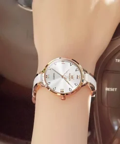 Classic Waterproof Ceramic Genuine Quartz Watch High Beauty Watch Top Wristwatch