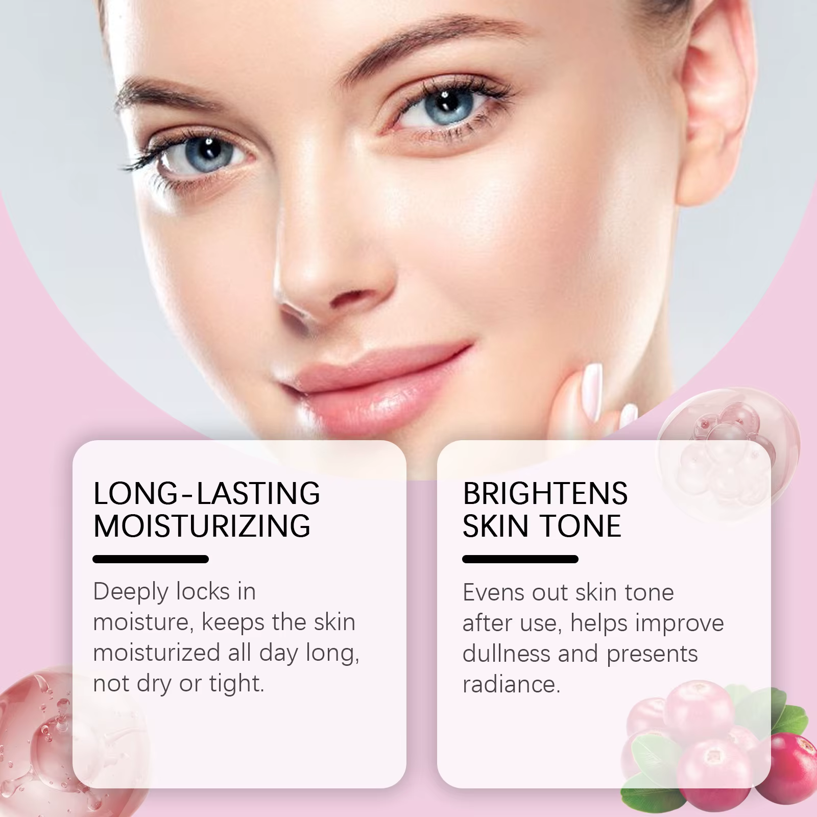 Niacinamide Arbutin Deep Hydrating Shrink Pores Firming Refreshing Brightening Hydrating Mask - Image 4