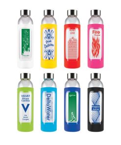 Brianna Glass Bottles with Silicone Sleeve