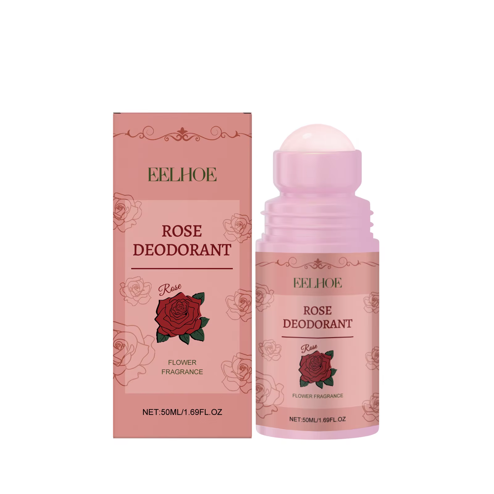 Vitamin-E Odor Remover Moisturizing Skin Brightening Rose Long Lasting Deodorant - Image 2