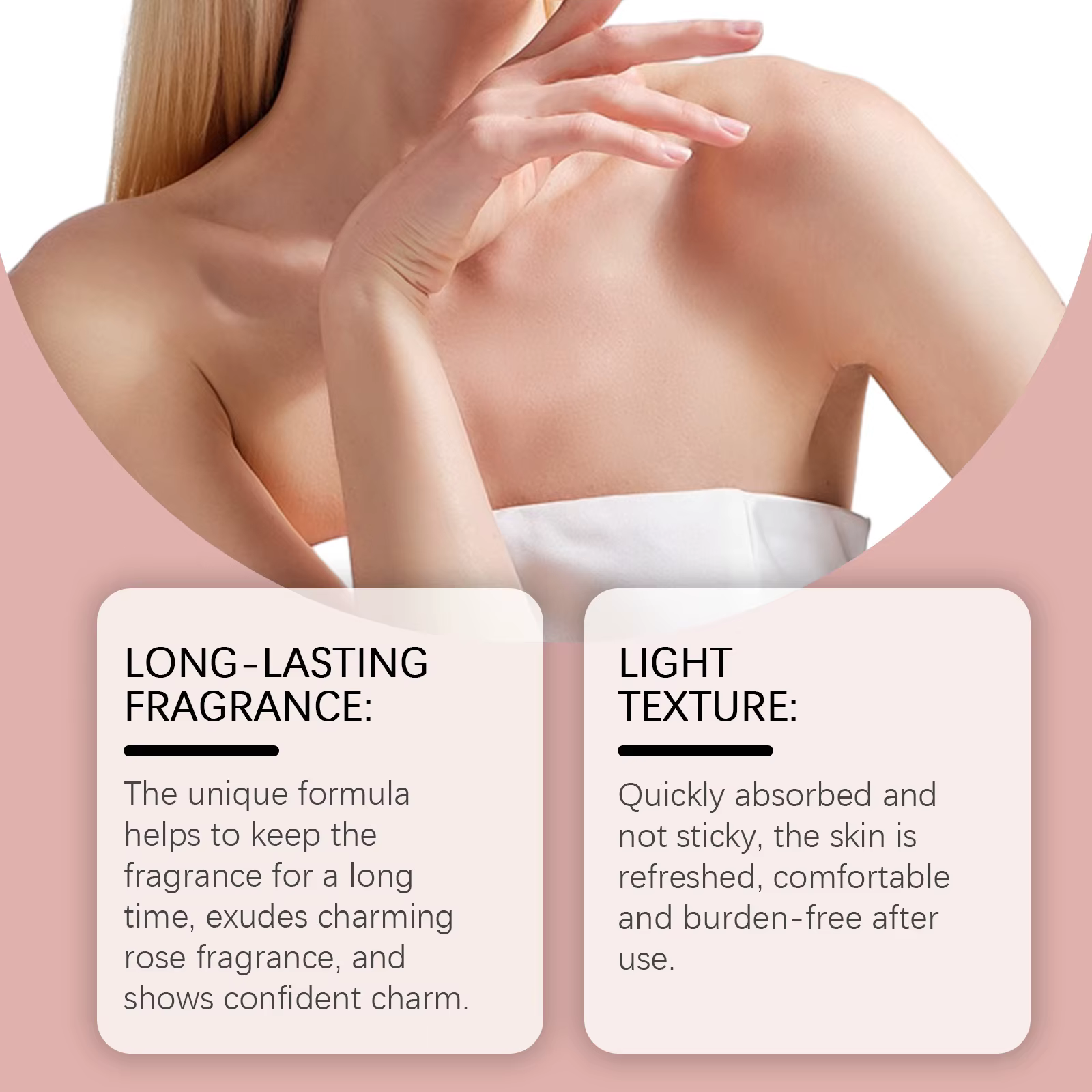 Vitamin-E Odor Remover Moisturizing Skin Brightening Rose Long Lasting Deodorant - Image 3