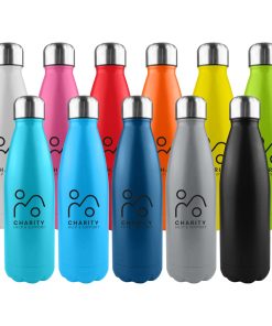 Komoro Shiny Stainless Steel Drink Bottle – Single Wall