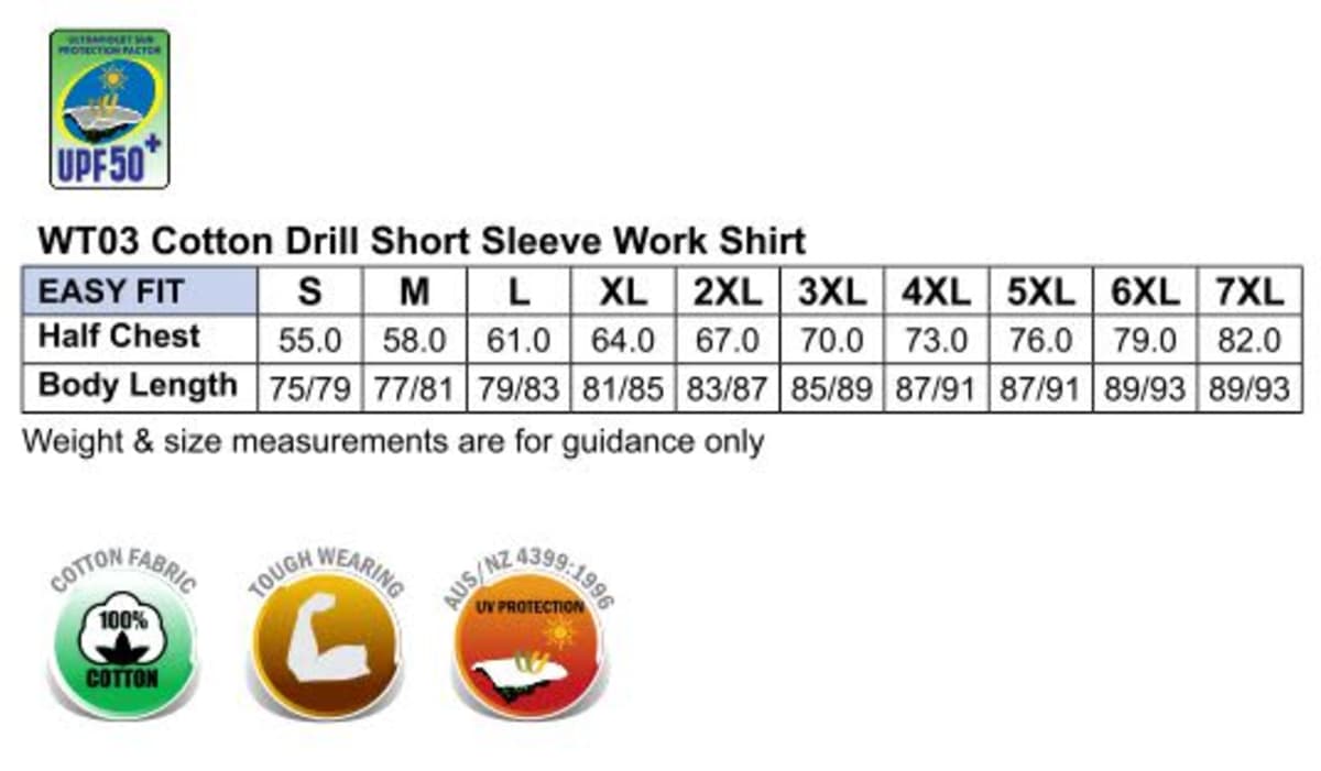 Cotton Short Sleeve Work Shirt - Image 4